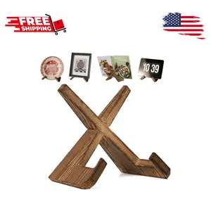 Wooden Plate Stands for Display