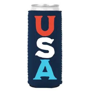 USA Slim Can Coozie