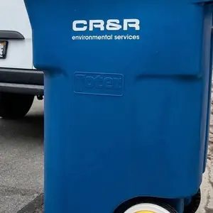 Universal Trash Bin Wheels (2PCS) - Easy Stick-On or Screw-On Replacement Wheels for Garbage Cans, Storage Bins