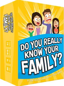 Summer Spring Gift Do You Really Know Your Family? A Fun Family Game Filled with Conversation Starters and Challenges - Great for Kids, Teens and Adults