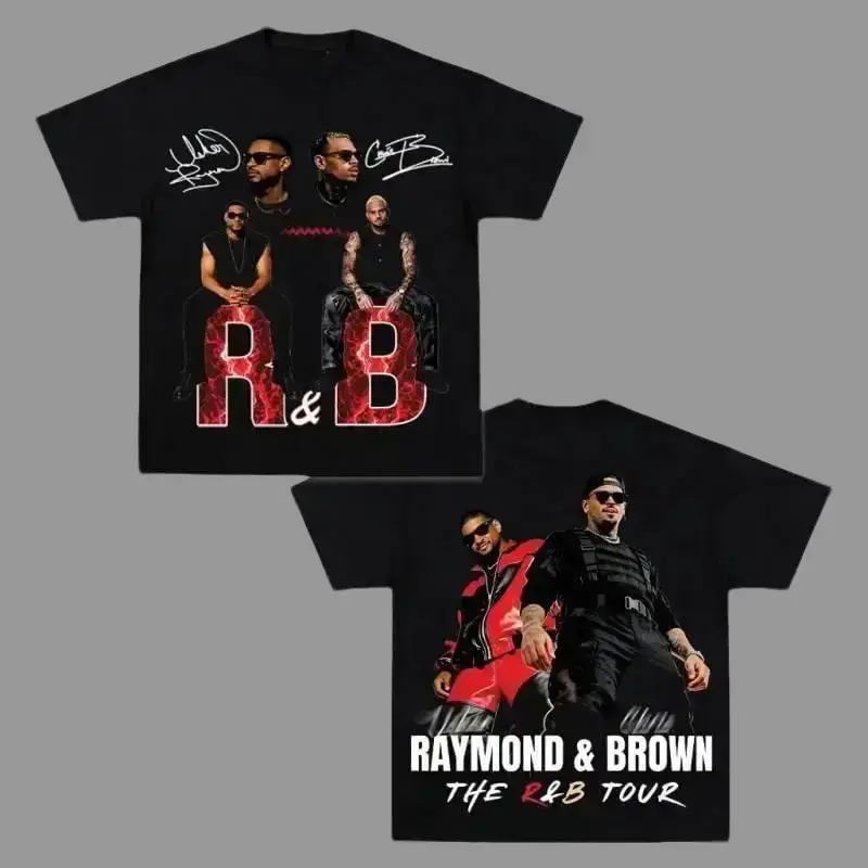Ch.Brown Usher Rayond The R&B Tour 2026 Unisex Tee