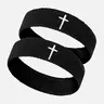 SLEEFS Faith Cross Drip Bicep Bands for Workout, Bodybuilding & Fitness Sports Training, Workout Bands, Bodybuilding Resistance Bands