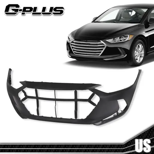 NEW Fit for 2017-2018 Hyundai Elantra Sedan US Front Bumper Cover Replacement