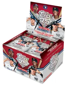 Topps FACTORY SEALED 2026 Series 1 Baseball Jumbo Box (10 packs per Jumbo Box; Ea. Pack has 40 Cards)