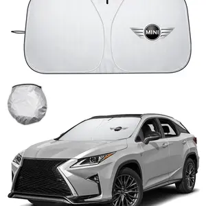 Folding Car Windshield Sun Shade Cover Visor, Sunshade for Car Windshield, UV Protection for Bmw Mini Cooper, Compatible with R55 R56 F56 R57 R58 R59 R60, Car Accessories