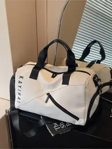 New Multi-Color Travel Bag Large Capacity Short Trip Luggage Bag Handheld or Crossbody Fitness Commuter Bag for Men and Women