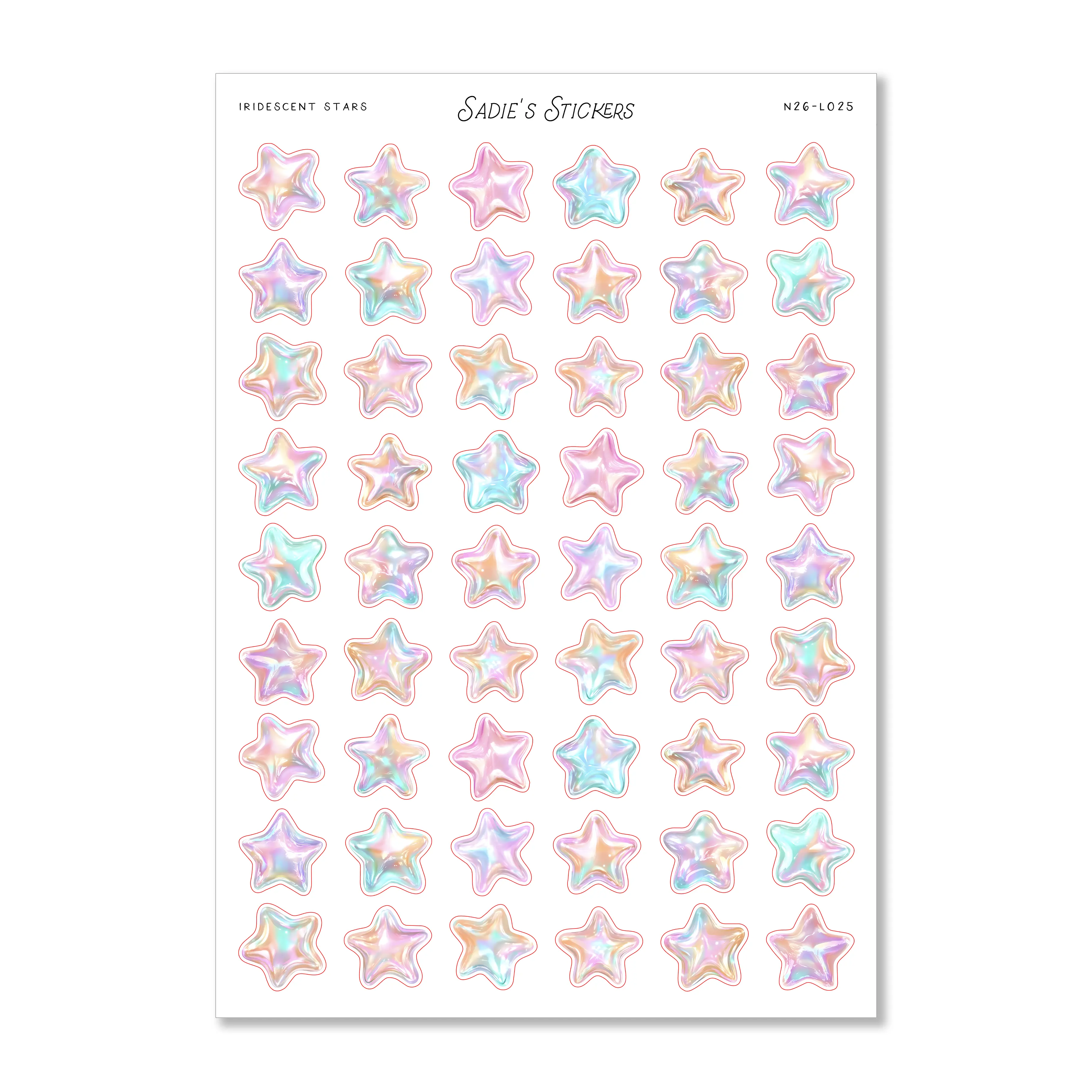 Iridescent Stars • Trinkets & Tidbits