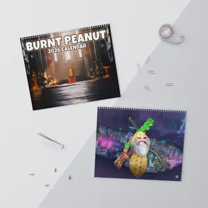 Burnt Peanut 2026 Wall Calendar, Gift For Fans, Funny Calendar
