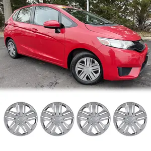 WOLFSTORM 4-Pack 15 Inch Wheel Rim Cover Hubcaps for 2009-2020 HONDA FIT