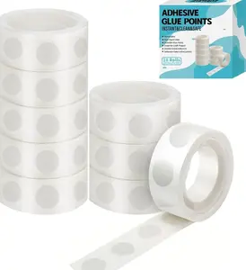 1000pcs Glue Point Clear Balloon Glue Removable Adhesive Dots Double Sided Dots of Glue Tape for Balloons Craft Glue Points Dots Sticky Dots or Wedding Decoration