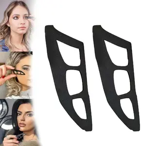 2 Piece Eyeshadow Templates for Easy Makeup, Reusable Eye Makeup and Eyeliner Aid Tools, Makeup Accessories, Quick and Convenient Application