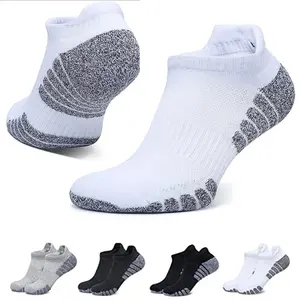 3pairs thickened towel bottom running socks