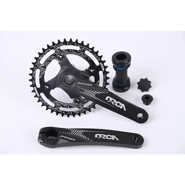 ORCA MTB Hollow Crankset, 42T Single Chainring, 170mm Arms, 11 Speed, 57mm Chainline, 143L Spindle (Bottom Bracket Not Included)