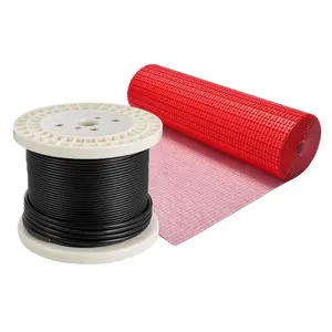 VEVOR 120 sqft Floor Heating Mat 120V Radiant Heated System with Alarm