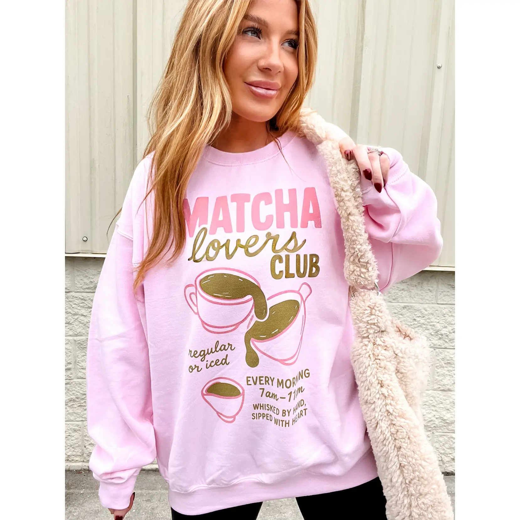 Matcha Lovers Club Graphic Top