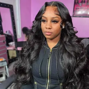 Bling Hair 180% Density 13x6 HD Lace Front Wigs Body Wave 13x4 HD Lace Frontal Wig Human Hair Wigs Pre Plucked For Women