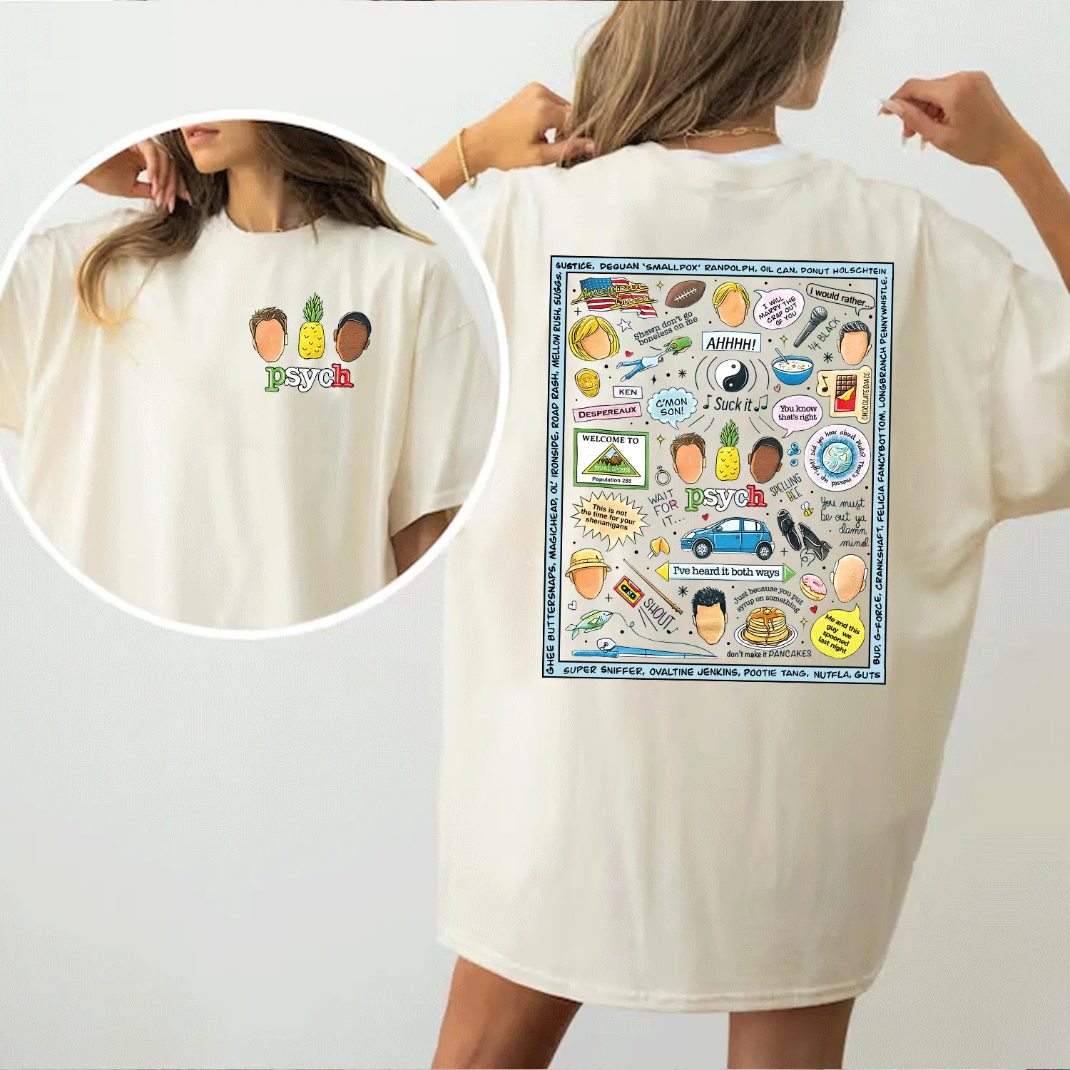 Psych Tv Show Graphic Shirt, Shawn And Gus Psych Tv Show T-Shirt, Tv Show Iconic Line Tee,Cute Gift For Psych Fans, Moive Merch, Unisex Shirt Sweater Hoodie
