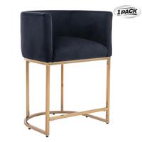 24" H Velvet Black 1 PC