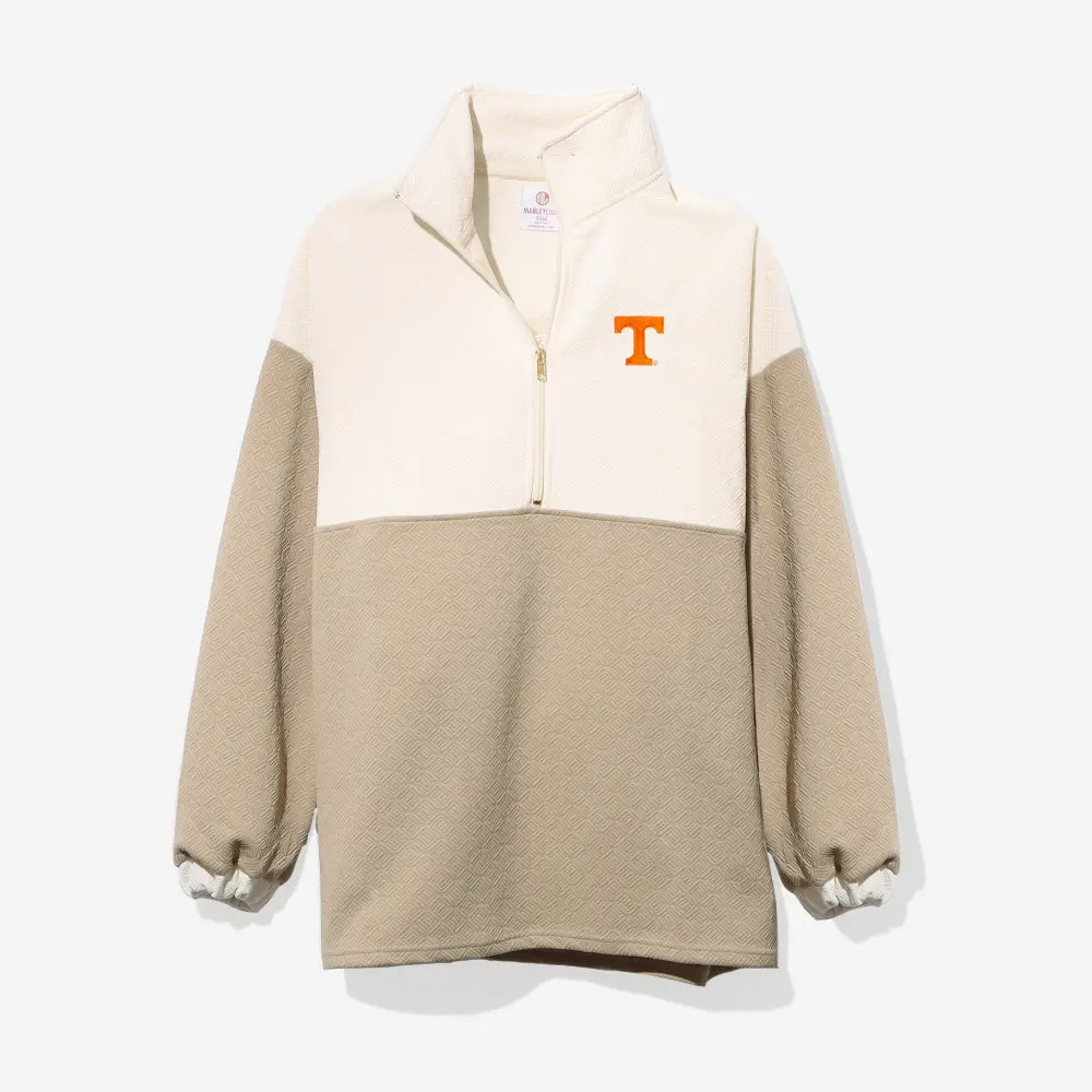 Tennessee Volunteers Quilted Pullover Tunic | Tan