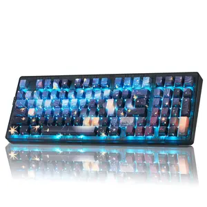 Creator Pick: ZH980 Ergonomic Mechanical Tri-Mode Wireless Gaming Keyboard (All Models) - Bluetooth, 2.4G, USB-C, Ships from US, Ergonomic Mechanical Keyboard