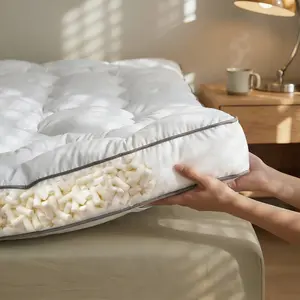Raybee High Density Mattress Topper Queen -2200GSM , 3"/4" Memory Foam Topper with Ultra-Thick Microfiber Hybird Filler, Cooling Mattress Pad for Back Pain Relief, Pressure Relief,