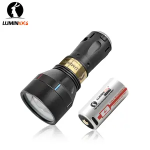 LUMINTOP LEP Flashlight THOR Ⅱ V2.0 1700 Meters Long Distance Thrower, IP68 Dustproof and Waterproof Rating, Spotlight Flashlight, Outdoor Torch, Rechargeable Lighting, Survival Supplies, Gift for Father.