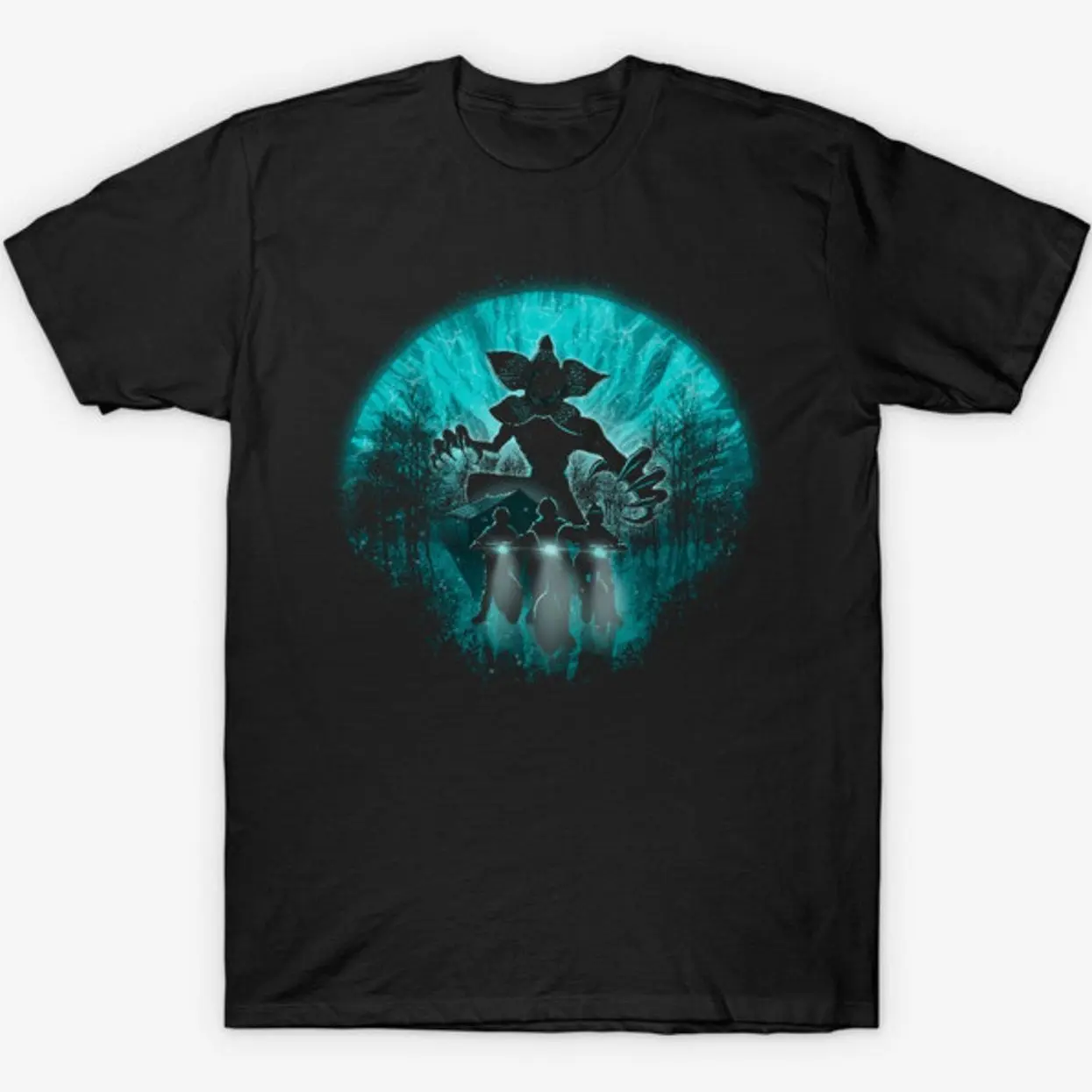 Stranger Demogorgons Shadow World Graphic Tee, Classic Horror Shirt, Gift for Fans & Friends