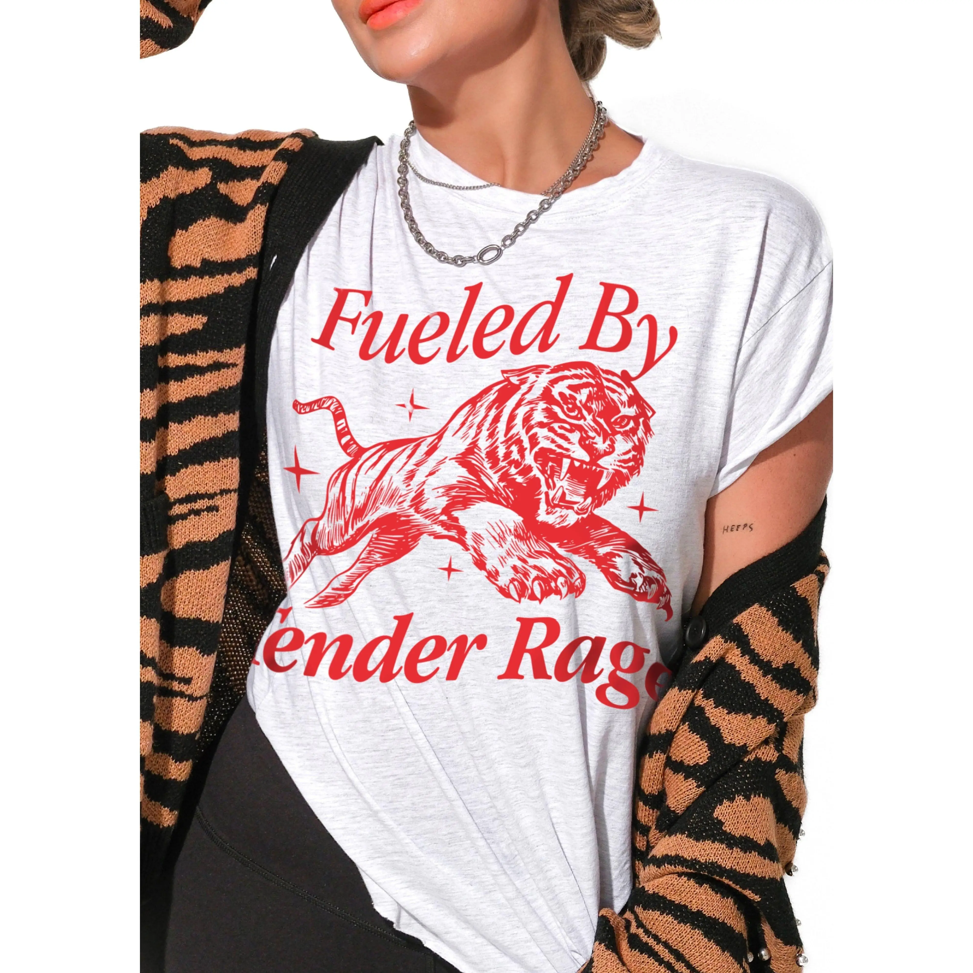 FUELED BY TENDER RAGE SIDE SLIT TEE