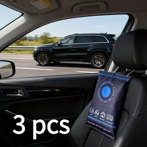 Visual Color Changing Absorbent Dehumidifier Bag, Dual Effect Desiccant High Absorption Design for Home Car Closet RV Boat, Reusable Moisture Control