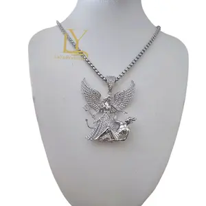 LaYaiBoutique Saint Michael Protector Chain Gold Plated High Quality.