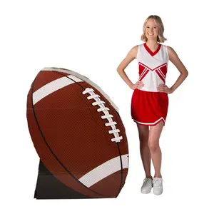 4 Ft. Football 3D Cardboard Cutout Stand-Up