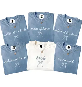 Bridal Party Comfort Colors Shirt, Bridesmaid Proposal Gift, Maid Of Honor Tee, Matching Wedding Shirt, Wedding Party Bachelorette Shirt