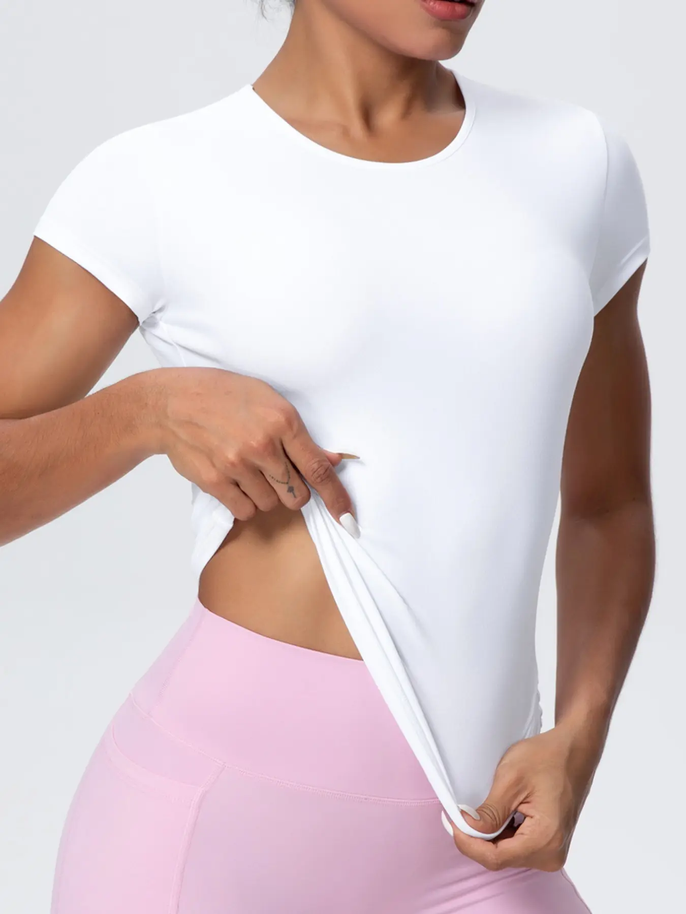 Women's Y2K Style Short-Sleeved T-Shirt Base Layer Sports Running Brushed Long-Sleeved Yoga Top High-Intensity Fitness Wear, Workout Clothes, athletic activewear Pilates Running Sports Long-Sleeved Topies Gym Tops