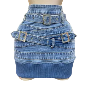 Denim Mini Skirt - Versatile Design, Lightweight Fabric, Versatile Style, Ideal for Everyday Wear