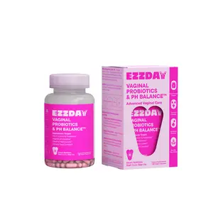EZZDAY Daily Women Balance Probiotics | Full-System Sync for Inner Freshness & ComfortProbiotics for  pH Balance & Lactobacillus Probiotic Blend Supplement Fitness Intimate Health Dietary Wellness Healthcare Bathroom Edible
