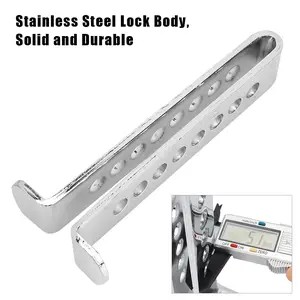 Steel Stainless Car Clutch Lock Automotive Car Accessories Throttle Accelerator Security Anti-Theft Tool Universal Auto Brake Pedal Lock