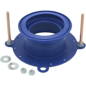 Toilet Flange Repair Kit – Complete Toilet Wax Ring Replacement Kit – Durable Waxless Toilet Ring – Includes Toilet Flange Bolts and nuts,washers - Toilet Flange Extension Kit (1 Pack)