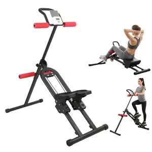 Stair Stepper for Home Adjustable Resistance Vertical Climber Exercise Machine Folding Stair Climber for Full Body Workout with Adjustable Handlebar for Women & Men