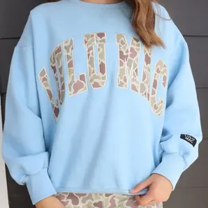Lulu Mac Light Blue Camo Sweatshirt