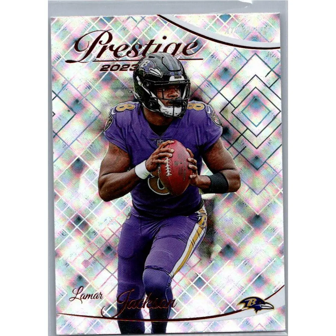 2023 Panini Prestige #24 Lamar Jackson Xtra Points Diamond