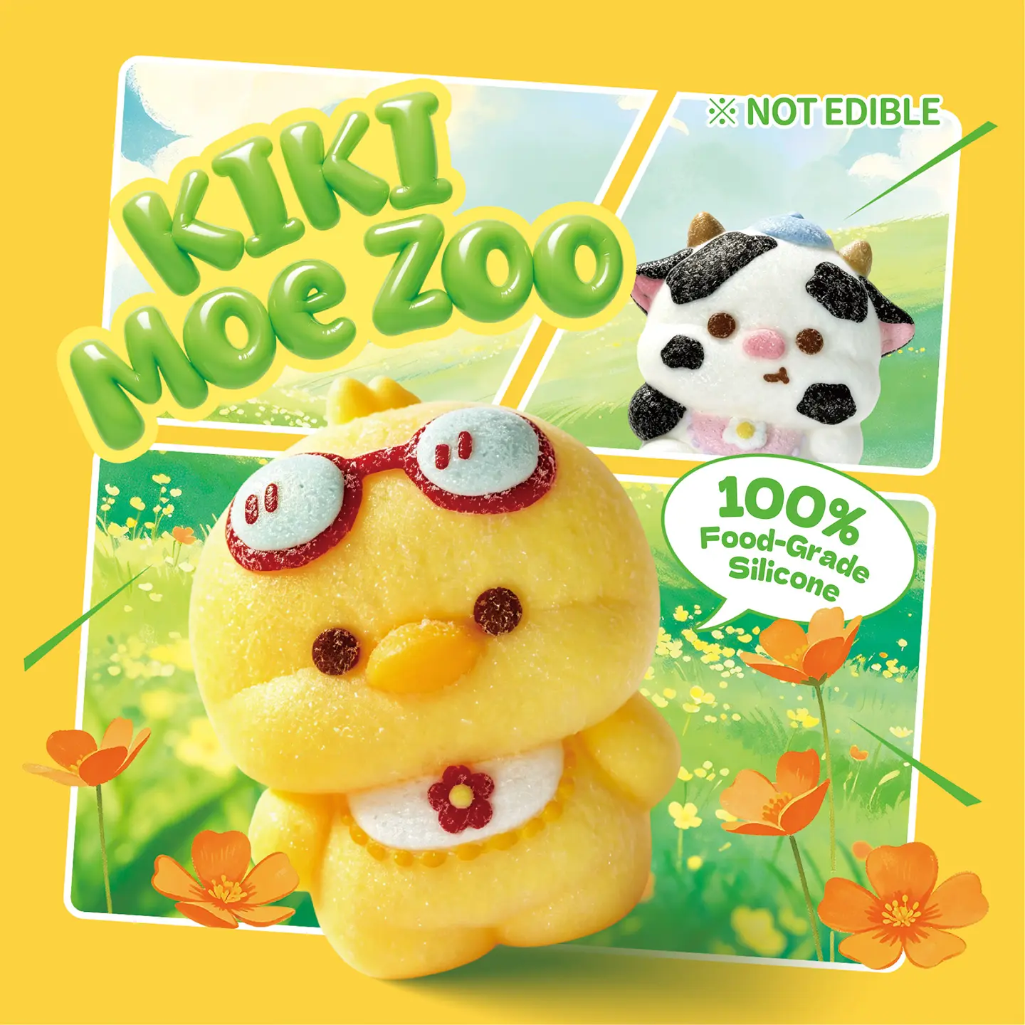 2-pack Moe Zoo Series Tabasquishy  relieve stress  Blind Box A028