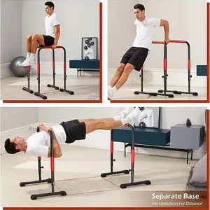 2024 Sportsroyals Dip Bars, Adjustable Dip Stand Station For Home, Calisthenics, Exercise. Portable Parallel Bar With Stable And Sturdy Thickened Steel-(300/400/1200LBS) Loading Capacity