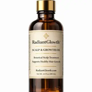 RadiantGrowth Scalp and Growth Oil for Hair Health and Regrowth - Natural Ingredients for Enhanced Scalp Care