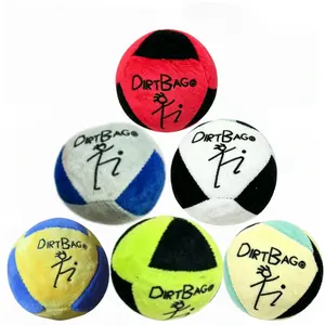 Premium DirtBag Hacky Sack, Sand-Filled Non-Slip Footbag. Lightweight, sturdy and portable, great for tricks for beginners and pros, perfect for outdoor play anywhere