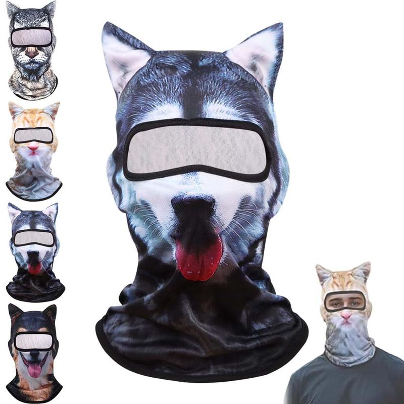 3 pack Cat Ski Mask,3D Cat Ski Balaclava Sheisty Face Mask with Ears,Cat Shiesty for Music Festivals,SkiParty