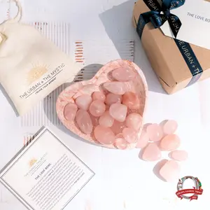 The Love Bowl— Pink Onyx Heart with Rose Quartz for Unconditional Love