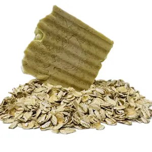 Matha Organic Eczema Soap with Oats - 100g Natural Ingredients for Face & Body Care Fragrance-Free Soothing Formula with Colloidal Oatmeal Calendula Oil & Chamomile Oil