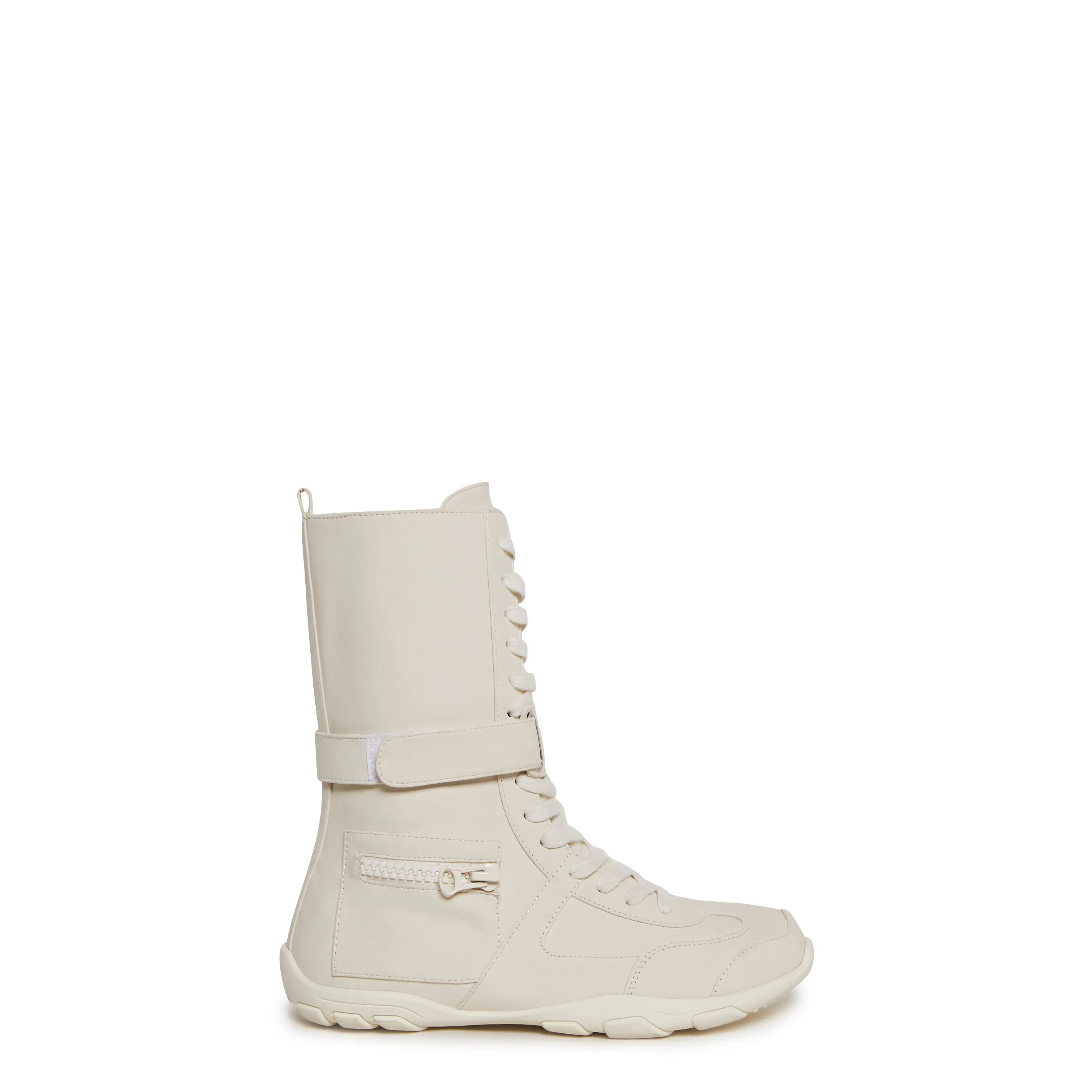 Rocky High-Top Boxing Sneaker - White