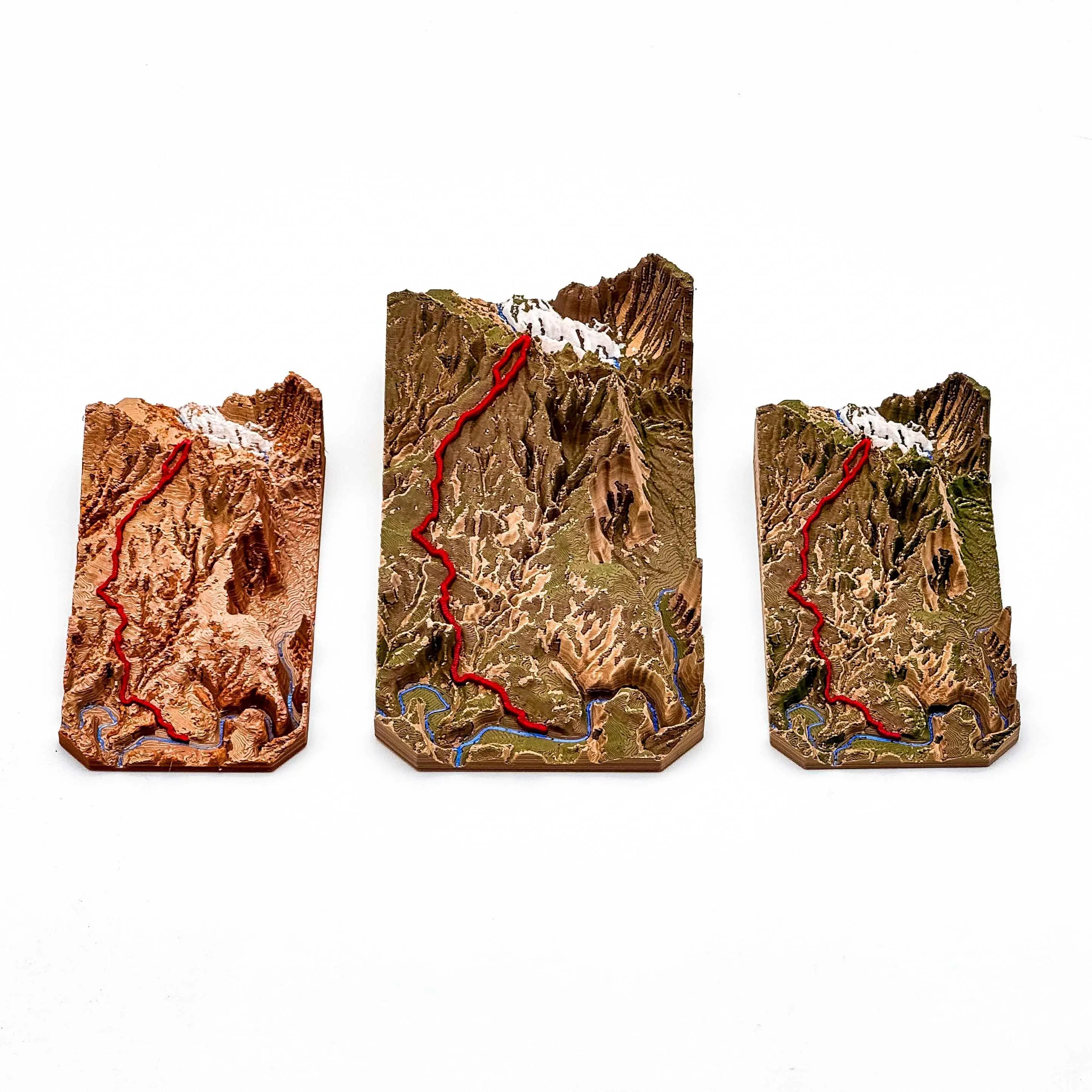 Top of the World 4x4 Trail Moab, UT - 3D Printed Topographical Map - TrailSculpt