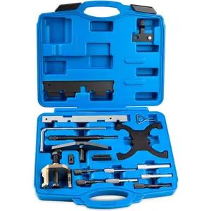 18PCS Engine Timing Tool Kit, Camshaft Locking Set with Flywheel Lock, Replaces 303-1097 303-1552, Fits Ford 1.5L 1.6L 2.0L EcoBoost (Focus Fiesta Escape) & Mazda 3 Volvo, for Timing Alignment